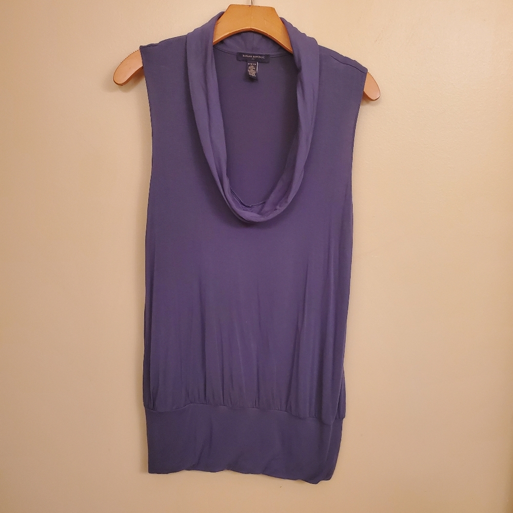 BANANA REPUBLIC Sleeveless Cowl Neck Top SIZE S